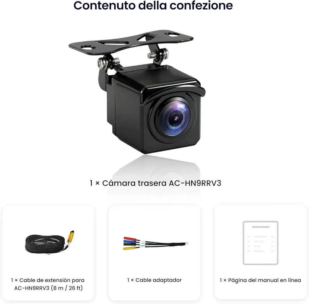 ATOTO AC-HN9RRV3 Cámara Trasera AHD 1080p