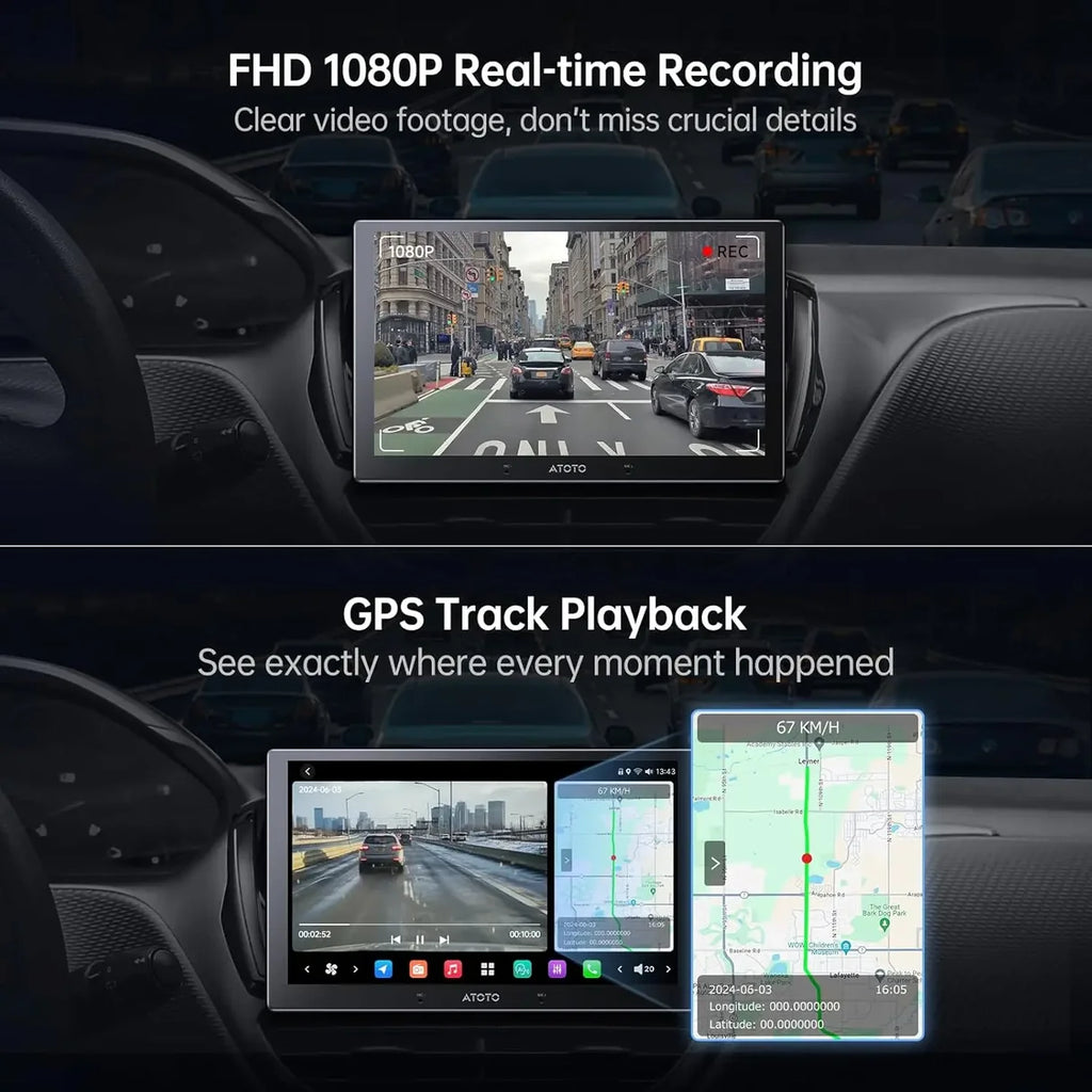 ATOTO AC-FHD02DV Dashcam 1080P