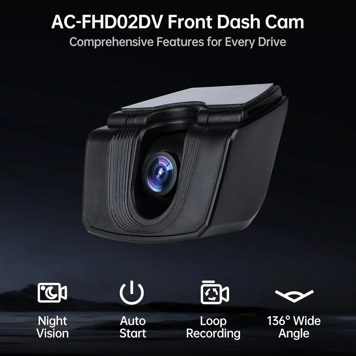 ATOTO AC-FHD02DV Dashcam 1080P