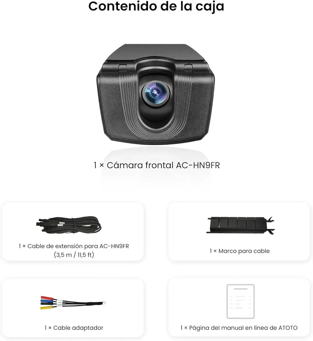 ATOTO AC-HN9FR Dashcam Frontal AHD 1080p