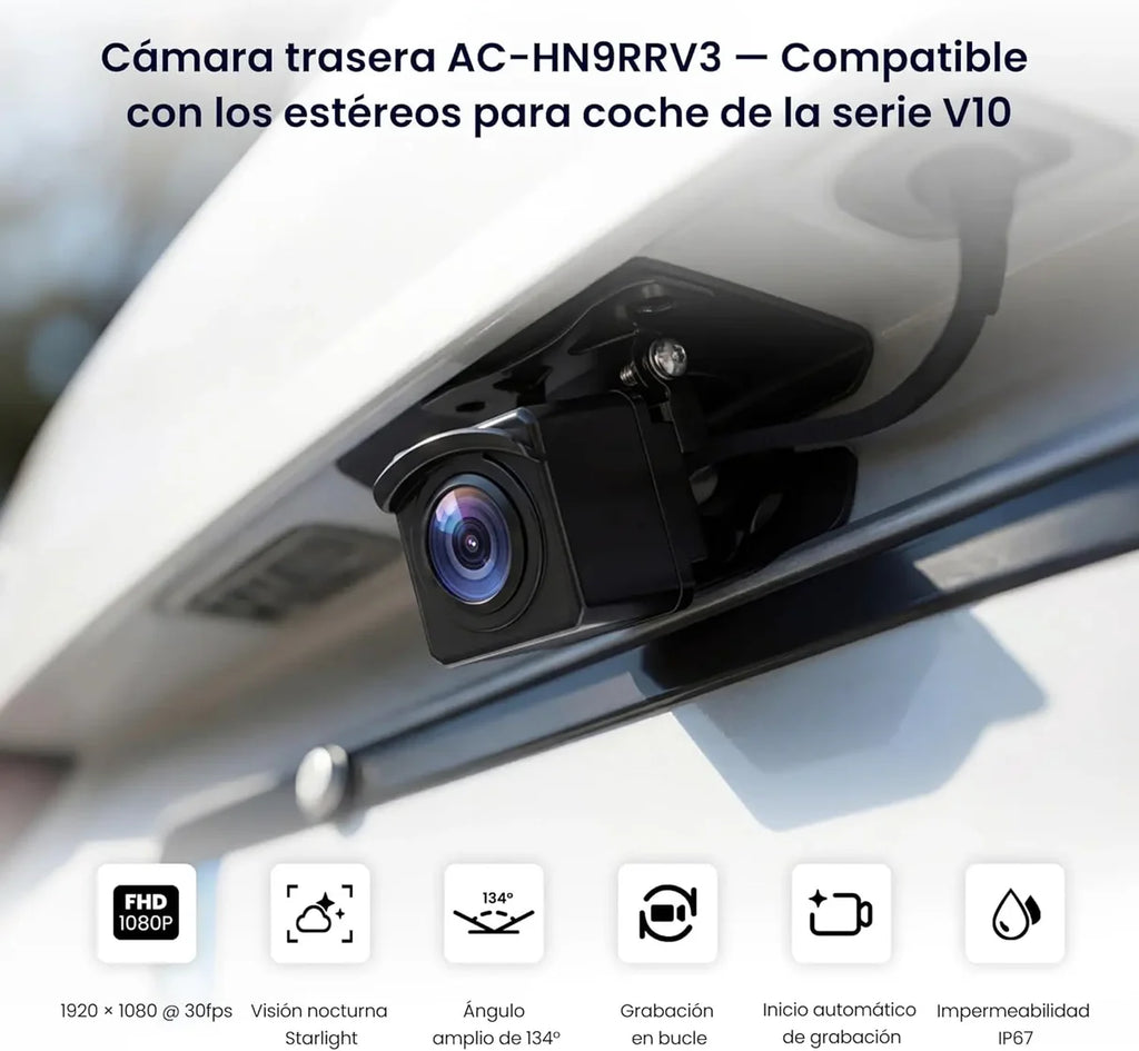 ATOTO AC-HN9RRV3 Cámara Trasera AHD 1080p