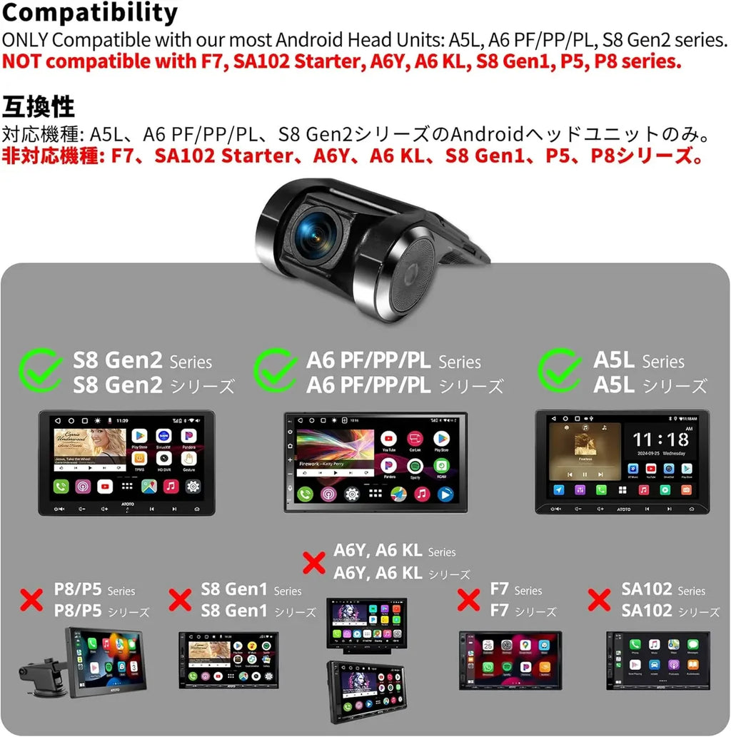 ATOTO AC 44p2 dASHCAM 1080P