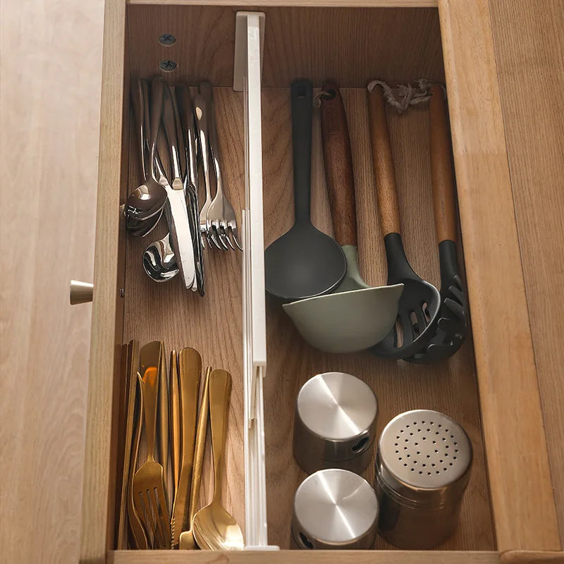 Organizador extencible para cajones Separador ajustable y multiusos