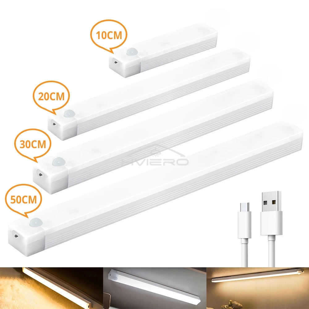 Luz LED con Sensor de Movimiento 
Recargable por USB