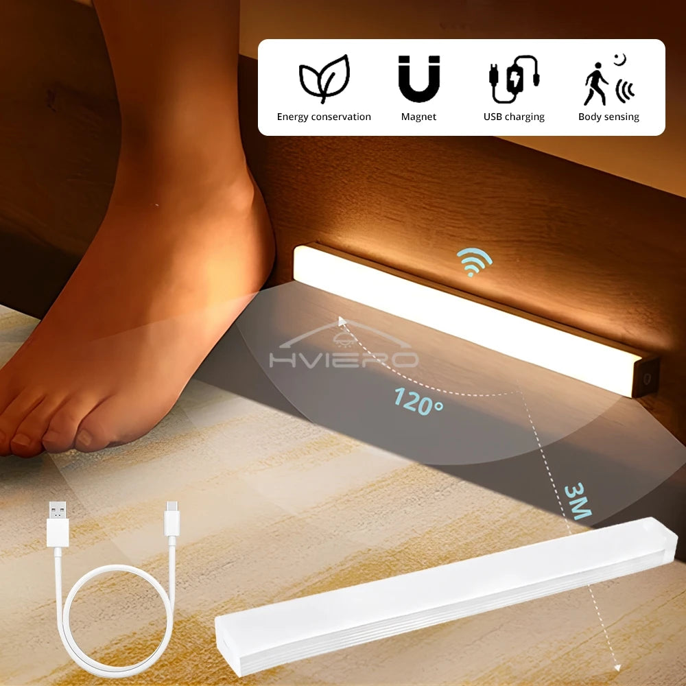 Luz LED con Sensor de Movimiento 
Recargable por USB