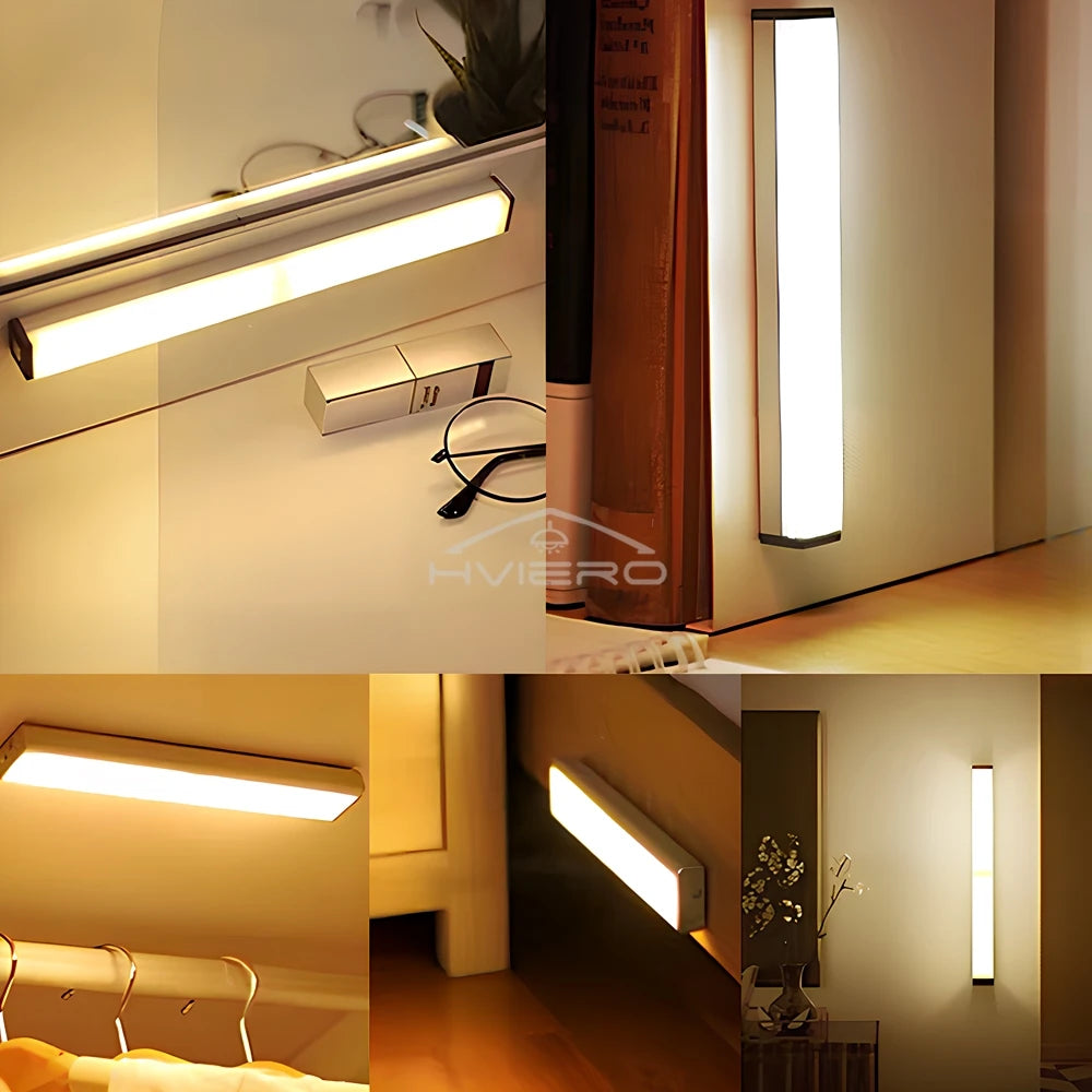 Luz LED con Sensor de Movimiento 
Recargable por USB