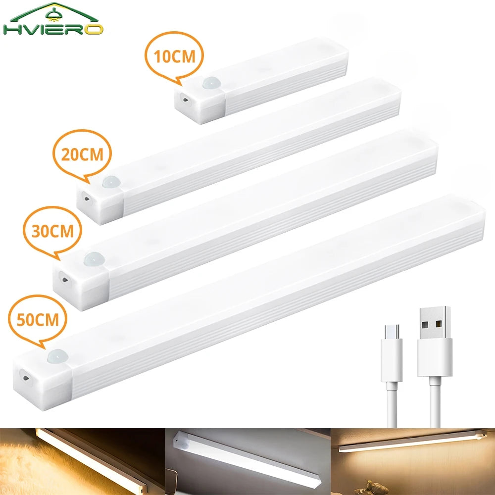 Luz LED con Sensor de Movimiento 
Recargable por USB