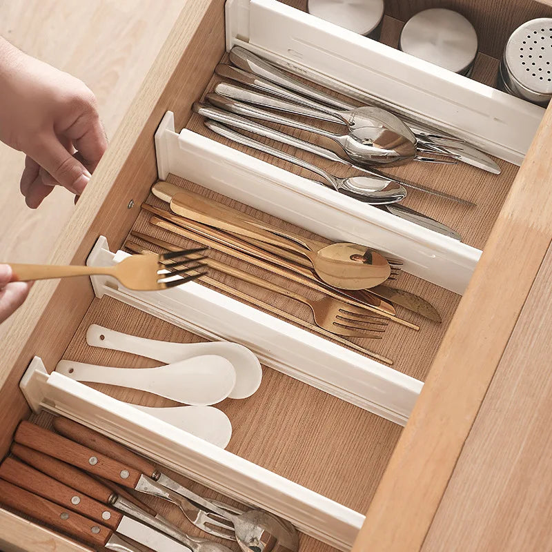 Organizador extencible para cajones Separador ajustable y multiusos