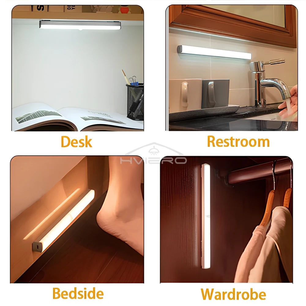 Luz LED con Sensor de Movimiento 
Recargable por USB