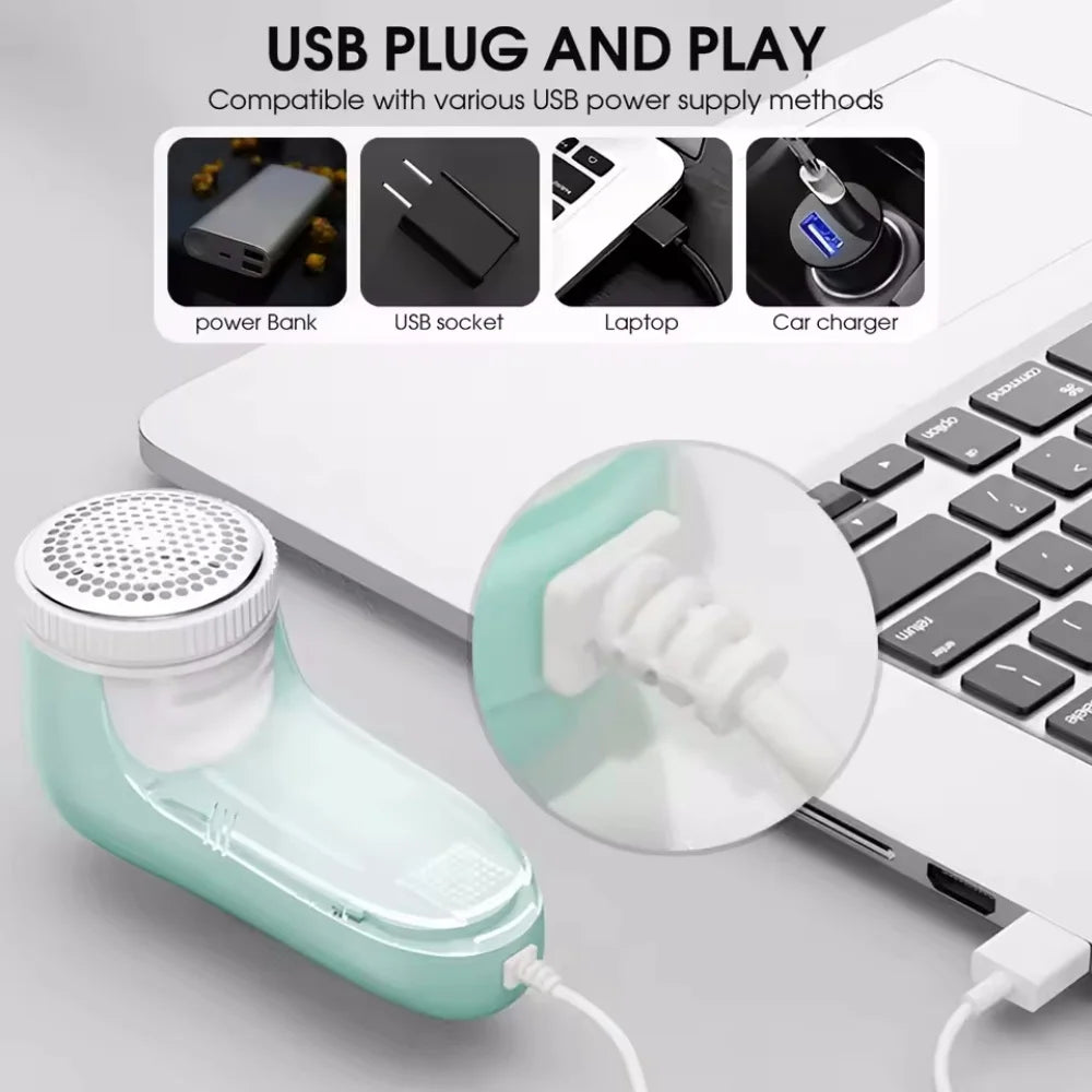 Quitapelusas Electrico Recargable
 para Ropa