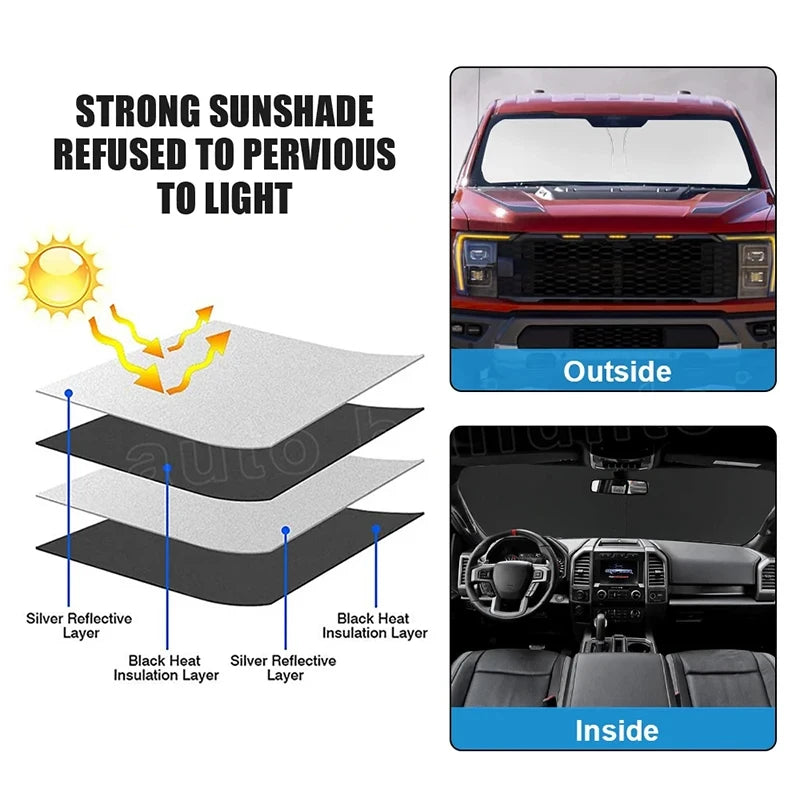 Parasol Pleglable para Coche
Con Protección Solar